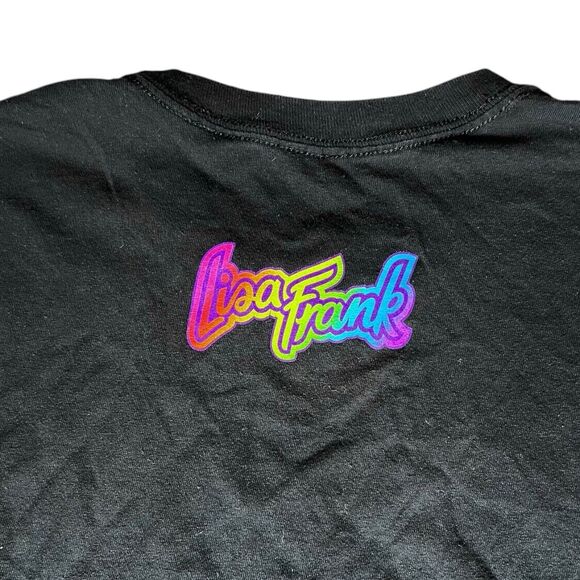 Lisa Frank 1993 Black Long Sleeved Hip Hop Bears Colorful Shirt Adult Size 2XL - Picture 7 of 7